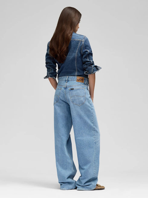 Lee Women's Rider Loose Jeans In Blue Koi